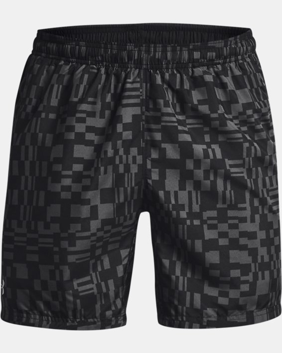 Men's UA Speed Stride Print Shorts, Black, pdpMainDesktop image number 4